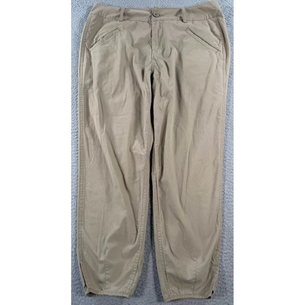 Kut From The Kloth Pants‎ Women 8 (32x24) Beige Tapered Leg Khaki Pants Mid Rise
